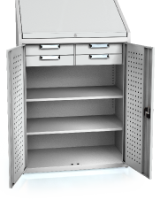 System cupboard UNI 1410 x 920 x 500 - shelves-drawers